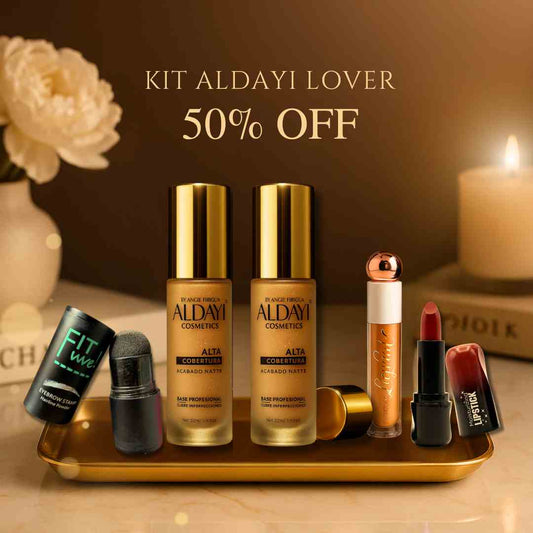 Kit Aldayi Lover Secret 50% OFF – Corrector + Labial+ Sello de Cejas SOLO con la Base