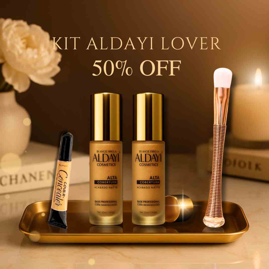 Kit Aldayi Lover 50% OFF – Corrector + Brocha SOLO con la Base
